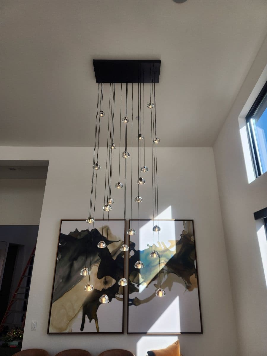 Chandelier Install in North Scottsdale