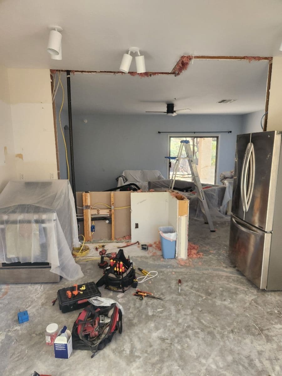 Electrical Revamp in Kitchen Remodel in Fountain Hills